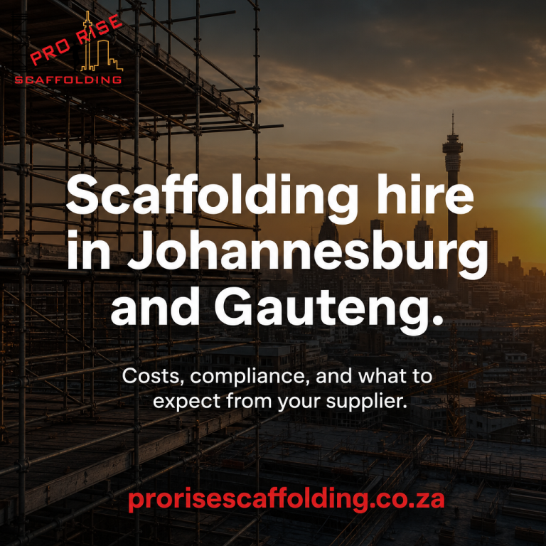 Construction scaffolding in South Africa for contractors and project managers