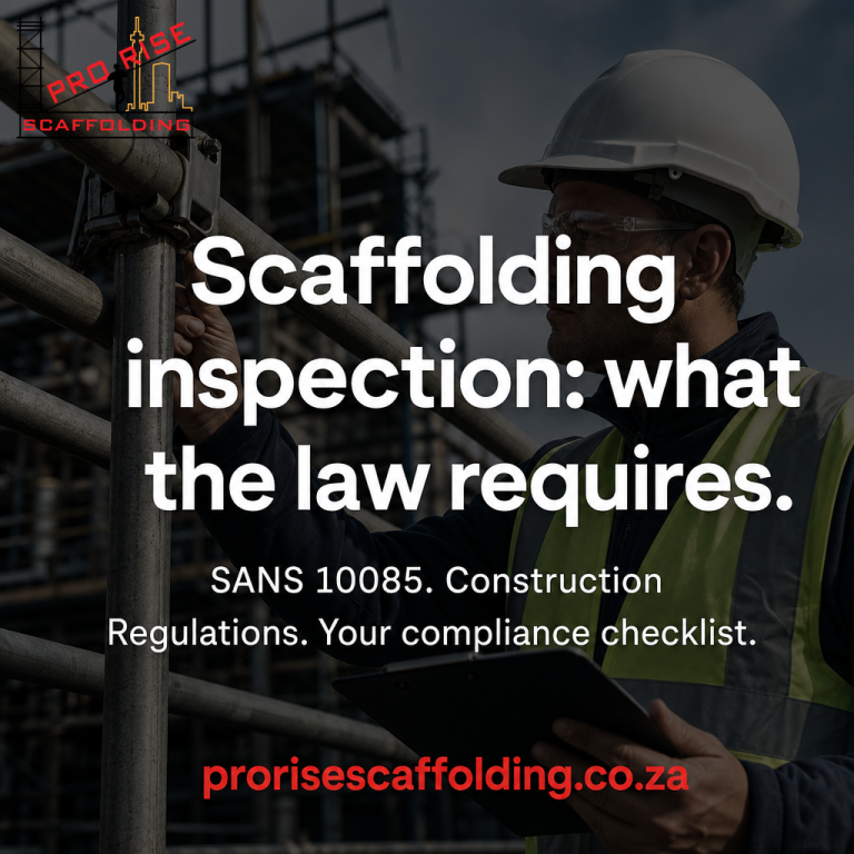 Scaffolding hire in Johannesburg and Gauteng South Africa